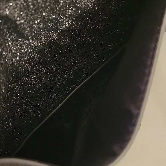 WOMEN"S A.NEW DAY BLACK GLITTER SPARKLE DESIGN OVER THE SHOULDER BAG - Picture 11 of 15